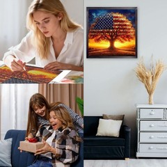 CEOVR Tree of Life Diamond Art Kits for Adults, American CM079-tree life