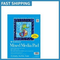 15 Sheet 9×12 Mixed Media Pad – Perfect for Young Artists & Creative Projects