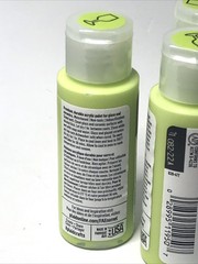 New Lot Of 3 Plaid 11950 FolkArt Enamel Glass Paint 2oz – Lime Punch