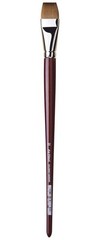 da Vinci Oil & Acrylic Series 1810 Oil Paint Brush, Bright Kolinsky Red Sable,
