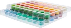 Acrylic Paint Set 80 Colors for Canvas Wood Rock Crafts Non-Toxic Art Supplies