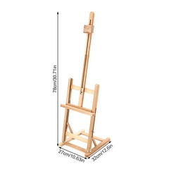 Foldable Art Painting Holder Stand Adjustment Angle H-shape Frame For Gallery