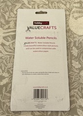 Pencils pack of 12 water soluble pencils colours not open not used