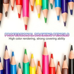 6Pcs, Pink Colored Pencils Set for Artists Art Painting