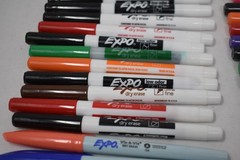 Lot of 79 Expo Low Odor Fine TIp Ultra Fine Tip Various Colors Back to School