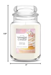 Yankee Candle Vanilla Cupcake, Scented Candle, Large Jar, Cupcake