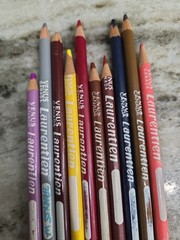 10 Vintage Laurentien Venus Canada Colored Coloured Pencils Craft Discontinued