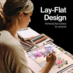 Softcover Sketch Book, A4 Sketchbook for Drawing, Lay Flat for Everyone, 160 Pla