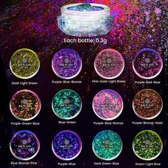 BALTIC DAY – Chameleon Flakes – for Resin – 3.6g, 12 Colors