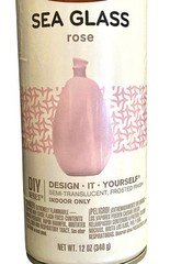 Krylon Sea Glass Spray Paint Rose 12 oz DIY Indoor Only Semi Translucent Frosted