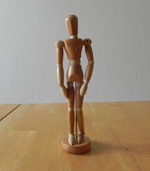 8″ Jointed Wooden Mannequin Figure Model for Artist Drawing or Sketching