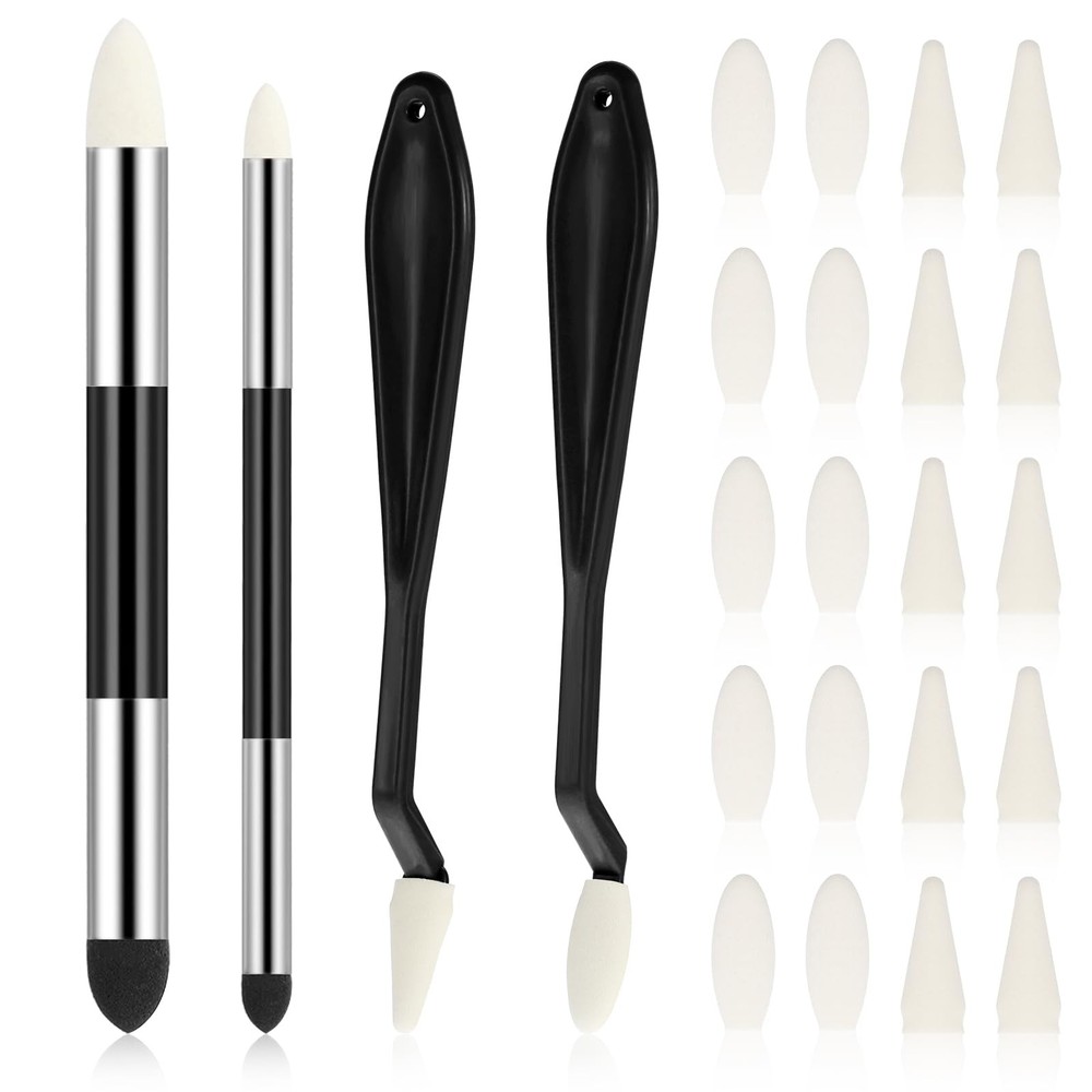 24pcs Blending Sponge for Drawing Artist Blending Stump and Sponge Pen,