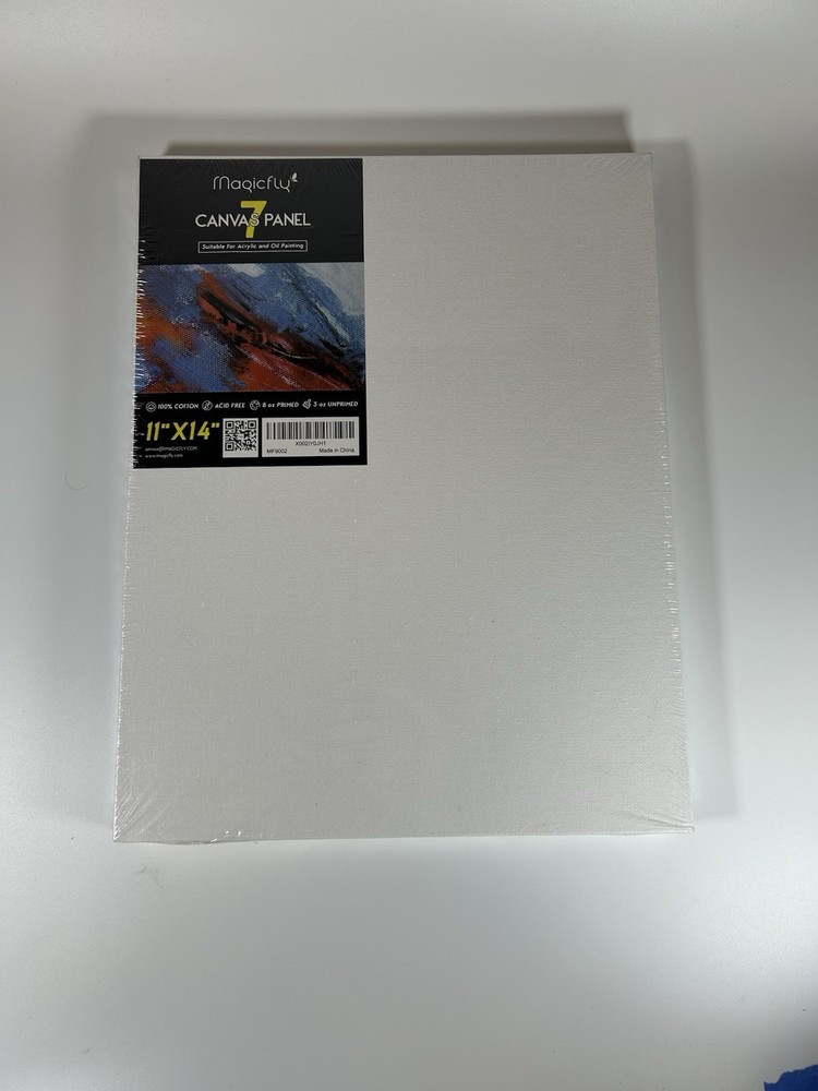 7 x Magicfly Rectangular Cotton Art Canvas Panels 11 x 14″ / 27.9 x 35.6cm