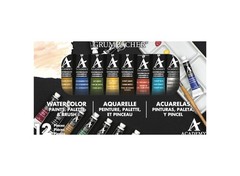 Academy Watercolor Paint 7.5ml 0.25 oz Tube 10Color Set Painting Supply Kit