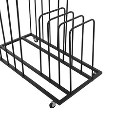 Art Canvas Storage Rack with Wheels Painting Drying Rack Easel Display Stand