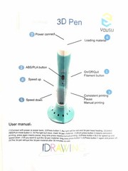 New 3D Printing Drawing Pen Crafting Modeling PLA Filament Arts Printer
