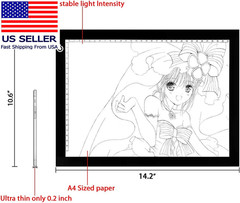 A4 LED Copy Board Light Tracing Box, Ultra-Thin Adjustable USB Power Artcraft LE