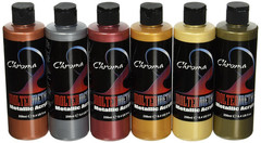 Molten Metals Acrylic Paint Set, 8.4 Oz Bottle, Assorted Color, Set of 6 – 14428