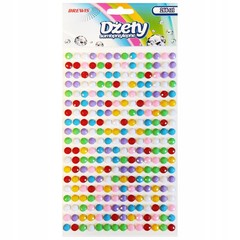 5907611706848 DŻETY SAMOPRZYLEPNE OKRĄGŁE PASTELOWE 6mm 266szt DS104 BREWIS Brew