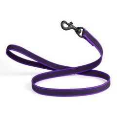 Rubber Infused Nylon Leash W3/4″ x L 4′ Purple