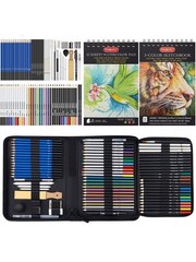 Drawing Sketching Kit Set Art Supplies Pack of 80 Pro Artists
