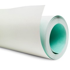 Manila Paper Roll for Pattern Making – 2X (0.11″) Thick, White and Green