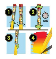 Chameleon Art Products Kids Blending Creative Art And Spray Set Kit