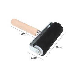 Rubber Glue Roller 4in Practical for Scrapbooks Wallpapers Printmaking
