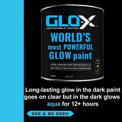 Glow in the Dark Acrylic Paint – UV Reactive Fluorescent Paint for Indoor Walls