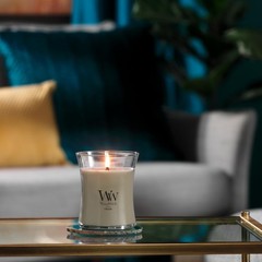 WoodWick Fireside Holiday Candle Gifts for Women Medium Hourglass,