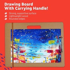 Tablero De Dibujo – 13 X 17 Tableros De Dibujo Con Asa Para Dibujar Arte –