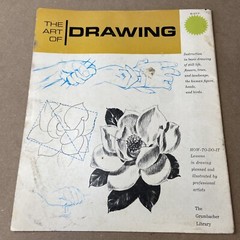 THE ART OF DRAWING c.1975 – Still Life/Figures/Flowers Grumbacher Library B-377