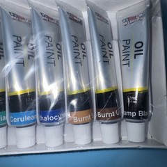 US Art Supply Oil Paint Set – 12mL Tubes – Assorted Colors – New Sealed