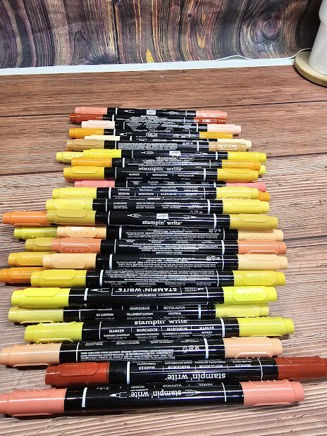 Stampin’ UP! Stampin’ Write Markers Old Style – Orange/Yellow – You choose Color