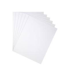 Heavyweight White Poster Board 22×28 Inches Pack of 6 Large Posterboard Sheets