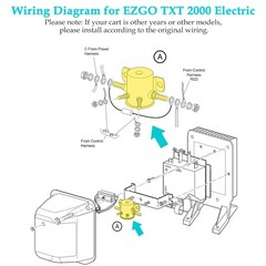 36V Solenoid Relay for EZGO Golf Cart 27855G01 11761G1 70-120224 Kit