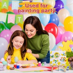 Canvas Boards for Painting, 16 Pack Canvases 5×5 100% Cotton Small Paint Canv…