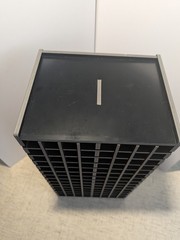 Art marker storage black rack holds 120 markers