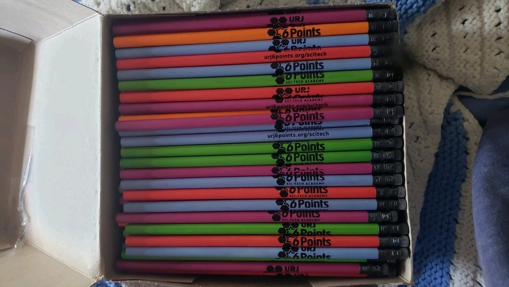 250 Pencils #2 Full Size Unsharpened USA MADE ✏ PENCILS as Shown In Photos.
