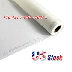 3 Yards Silk Screen Printing Mesh Fabric 110 43T / 110 – 108″ L -US Stock