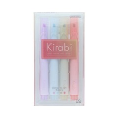 Sun-Star Stationery Kirabi Glitter Marker Pen Set Seasonal Colors Water-Based