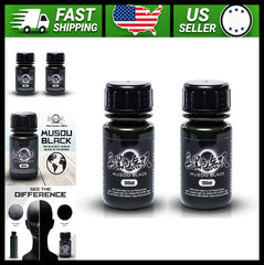 MUSOU BLACK Acrylic Paint 100ml 2 Pack 3.38 Fl Oz