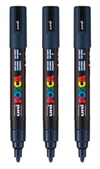 PC-5M Water-Based Paint Markers, Reversible Medium Tip (1.8-2.5mm), Navy Blue…