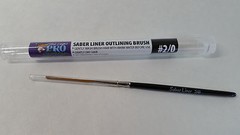 Lettering Outlining / Multi Use Detail Brush ~ the “PRO SERIES” Saber Liner 2/0