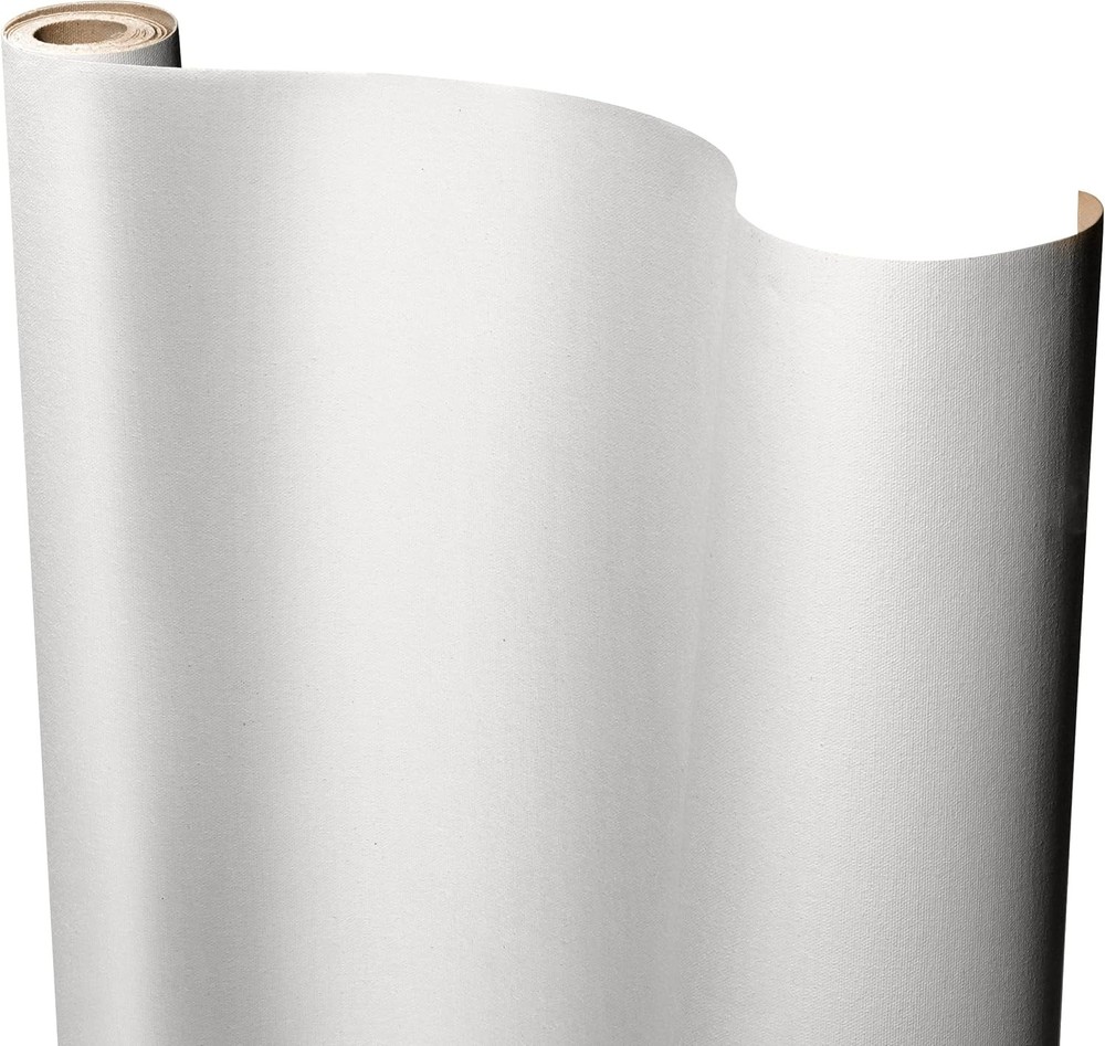 Double Primed Cotton Canvas Roll 24″ Wide 1.49 ft Painting Supplies Primed