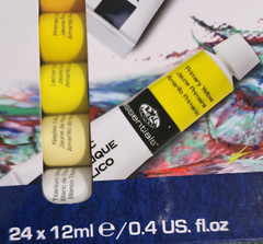 Royal Langnickel 24 tube acrylic water based paint 0.4oz each