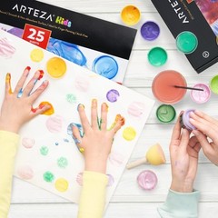 Finger Paint Paper Pad 2 Pack 25 Sheets Each 12 x 16 inch 54lb/80gsm