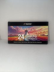 24 dual-tip Acrylic Markers, Pagather