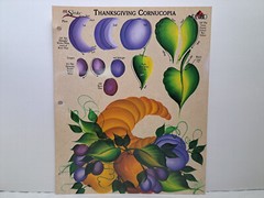 Donna Dewberry’s (One Stroke) Teaching Guide Sheet – Thanksgiving Cornucopia