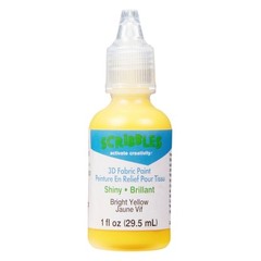 Bright Yellow Paint 1 oz Nontoxic Squeeze Bottle for Crafts and Projects